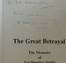 The Great Betrayal: the Memoirs of Ian Douglas Smith