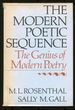 The Modern Poetic Sequence: the Genius of Modern Poetry