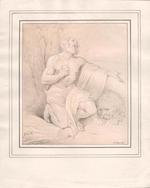 St. Jerome and the Lion. First Edition of the Lithograph