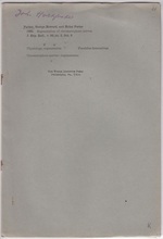 Regeneration of Chromatophor Nerves By Parker, George Howard; Porter, Helen