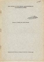 The Control of the Dermal Melanophores in Elasmobranch Fishes By Parker, George H.; Porter, Helen