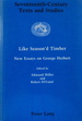 Like Season'd Timber: New Essays on George Herbert