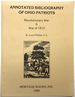 Annotated Bibliography of Ohio Patriots-Revolutionary War & War of 1812