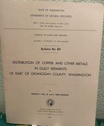 Distribution of Copper and Other Metals in Gully Sediments of Part of Okanogan County, Washington
