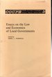 Essays on the Law and Economics of Local Governments