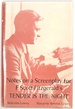 Notes on a Screenplay for F. Scott Fitzgerald's Tender is the Night