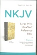 Nkjv, Ultraslim Reference Bible, Large Print, Cloth Over Board, Yellow/Gray, Thumb Indexed, Red Letter Edition: Holy Bible, New King James Version (Classic Series)