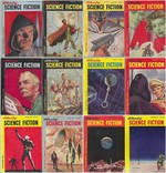 Astounding Science Fiction 1952 January, February, March, April, May, June, July, August, September, October, November, December: Currents of Space / Gunner Cade / Dumb Waiter / Blood's a Rover / Me & Flapjack & the Martians / Many Others