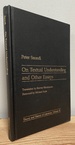 On Textual Understanding and Other Essays (Theory & History of Literature) (English and German Edition)