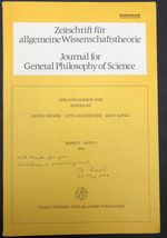 New Philosophies of Science in the Usa, 1974, Inscribed to Grunbaum From Kisiel