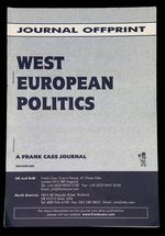 West European Politics: Volume 25, Number 2, April 2002--Special Issue on the Enlarged European Union: Diversity and Adaptation