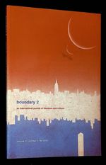 Boundary 2: Special Issue--on the Philological Imagination: Volume 37, Number 3, Fall 2010 [This Issue Only! ]