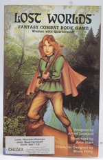 Lost Worlds Fantasy Combat Book Game: Woman With Quarterstaff