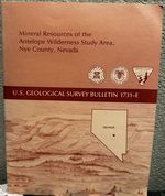 Mineral Resources of the Antelope Wilderness Study Area, Nye County, Nevada (United States Geological Survey Bulletin 1731-E)