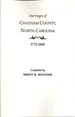 Marriages of Chatham County, North Carolina, 1772-1868