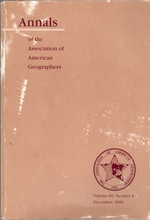 Annals of the Association of American Geographers; December 1999