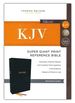 Kjv Holy Bible, Super Giant Print Reference Bible, Black, Genuine Leather, 43, 000 Cross References, Red Letter, Comfort Print: King James Version