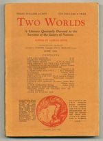 Two Worlds: a Literary Quarterly Devoted to the Increase of the Gaiety of Nations  Vol. I, No. 4, June 1926