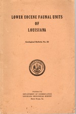 Lower Eocene Faunal Units of Louisiana