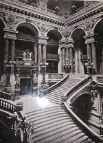 L'Entree L'Opera De Paris. the Palais Garnier, Opera National De Paris (Opera House) Paris, France, Built in the Baroque Revival Architectural Style for the Emperor Napoleon III
