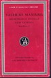 Valerius Maximus Memorable Doings and Sayings, Volume II, Books 6-9