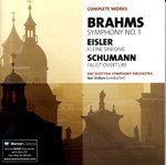 Brahms: Symphony No.1; Eisler: Kleine Sinfonie; Schumann: Faust Overture-Ilan Volkov, Bbc Scottish Symphony Orchestra