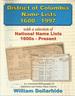 District of Columbia Name Lists 1600-1997 With a Selection of National Name Lists 1600s-Present