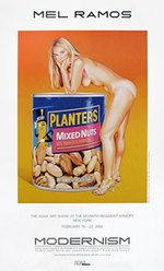 Mixed Nuts. Mel Ramos Exhibition Poster