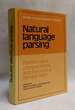 Natural Language Parsing: Psychological, Computational, and Theoretical Perspectives (Studies in Natural Language Processing)
