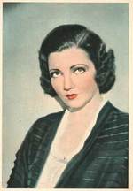 Postcard of Actress Claudette Colbert