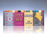 Complete Set of 14 First Edition James Bond Novels: Casino Royale, Live and Let Die, Moonraker, Diamonds Are Forever, From Russia With Love, Dr. No, Goldfinger, for Your Eyes Only (Short Stories Including a View to a Kill and Quantum of Solace),...
