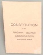 Constitution of the Radha Soami Association Beas South Africa