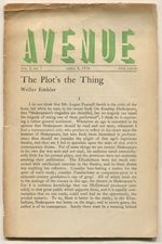 [Periodical]: Avenue  Vol. I, No. 7. April 9, 1934