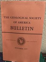 The Geological Society of America Bulletin October 1963, Vol. 74, No. 10
