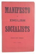 Manifesto of English Socialists