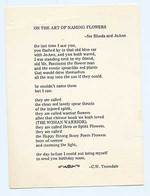 On the Art of Naming Flowers