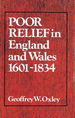 Poor Relief in England and Wales, 1601-1834