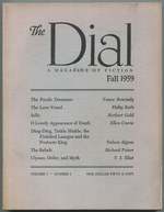 The Dial: a Magazine of Fiction  Fall 1959, Volume I, Number 1