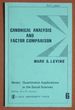 Canonical Analysis and Factor Comparison (Quantitative Applications in the Social Sciences)