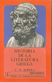 Historia De La Literatura Griega (Breviarios 1)-Bowra C M