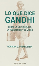 Lo Que Dice Gandhi Sobre La No Violencia, La Resiste, De Finkelstein Norman G. Editorial Biblioteca Nueva En EspaOl