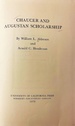 Chaucer and Augustan Scholarship, (University of California Publications. English Studies, 35)