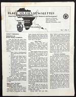 Black Studies Newsletter (University of Pittsburgh), Vol. 1 No. 2, April 1986
