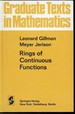 Rings of Continous Functions-Undergraduate Texts