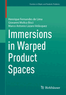 Immersions in Warped Product Spaces