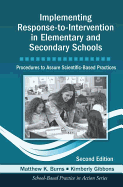 Implementing Response-to-Intervention in Elementary and Secondary Schools: Procedures to Assure Scientific-Based Practices, Second Edition