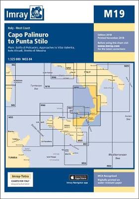 Imray Chart M19: Capo Palinuro to Punta Stilo - Imray, Imray