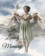 In Loving Memory: 8 X 10 - 2 Column White Paper - Funeral Guest Book, Memorial Service, Sign in Book