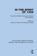 In the Spirit of 1992: Access to Western European Libraries and Literature