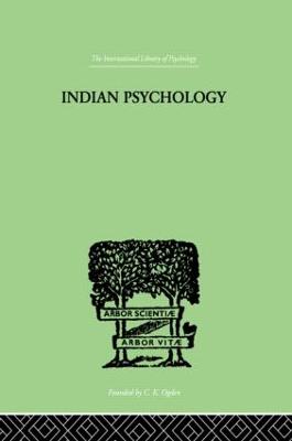 Indian Psychology Perception - Sinha, Jadunath